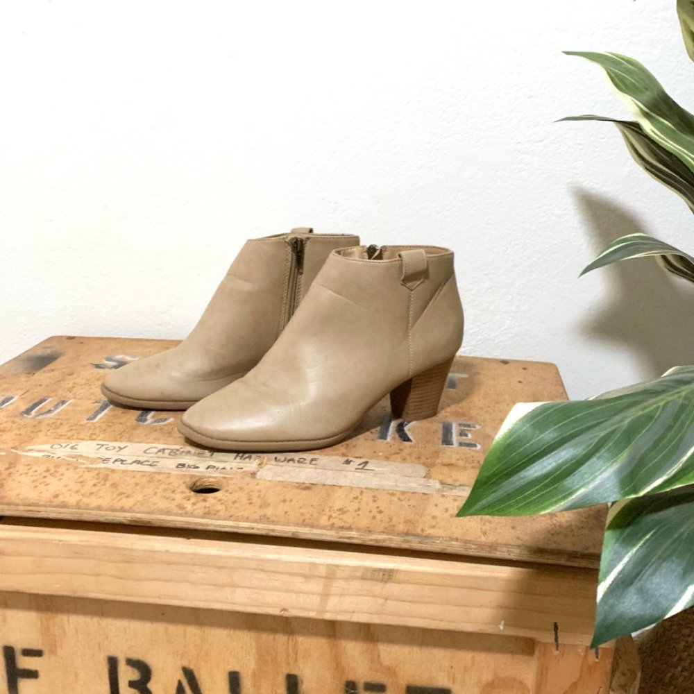 Leather Cowboy Bootie - Picture 3 of 4